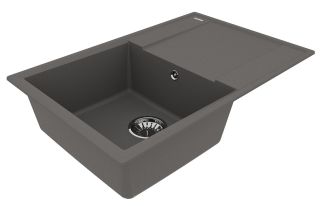 Кухонная мойка Lemark Imandra 760 9910029 серый шёлк